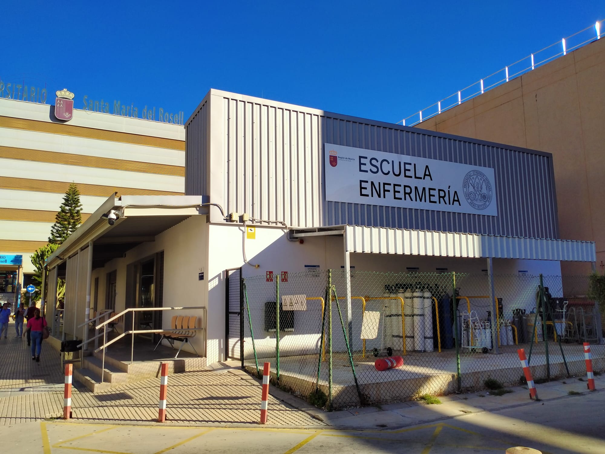 Aspecto de la Escuela de Enfermería de Cartagena 